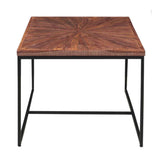 Aster 47" Nesting Coffee Tables in Sunburst Brownstone by Home Trends & Design at Eve Furniture