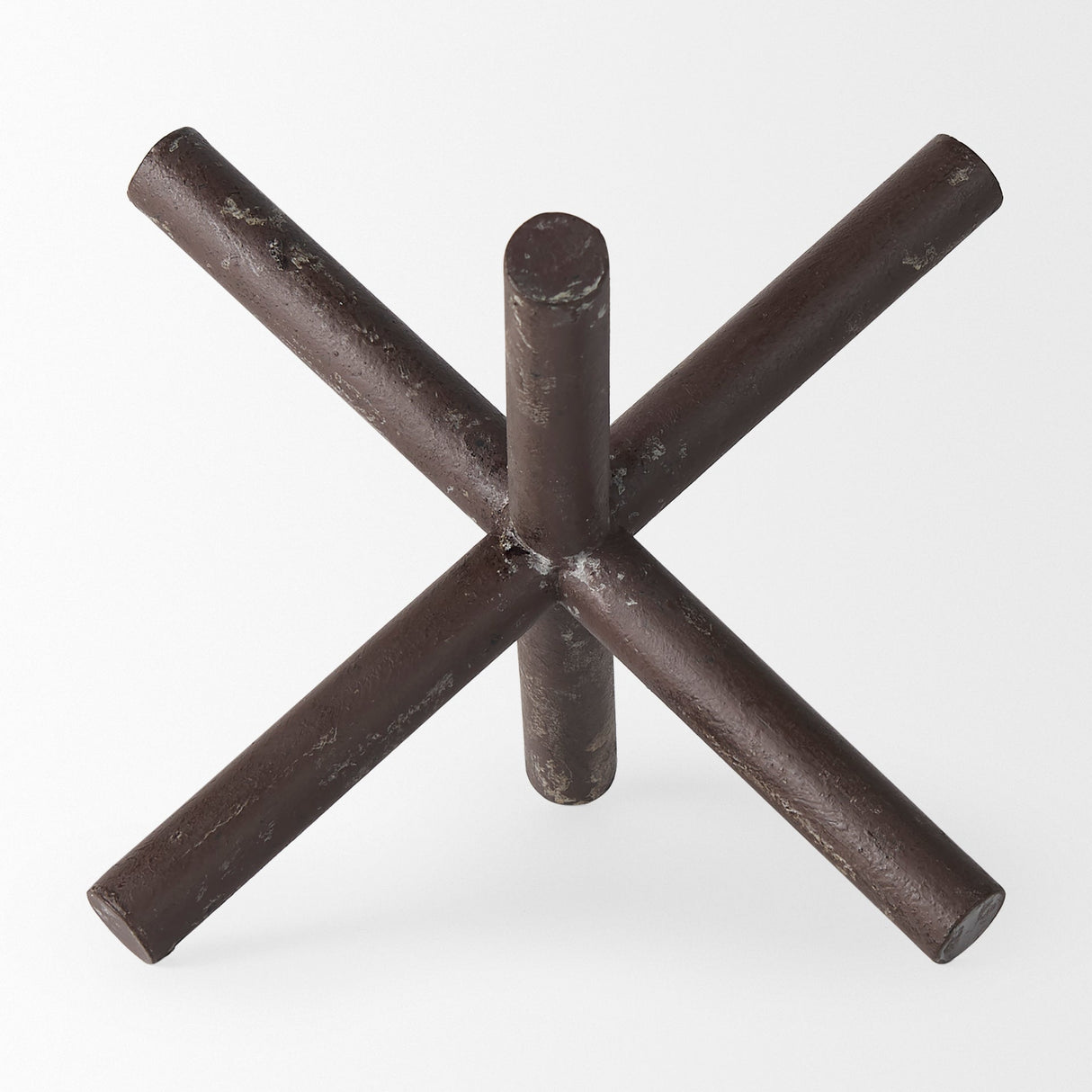 Astericks I (Large) 10L x 10W Brown Metal Decor Object by Mercana at Eve Furniture