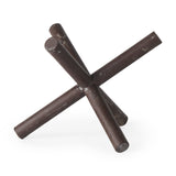 Astericks I (Large) 10L x 10W Brown Metal Decor Object by Mercana at Eve Furniture