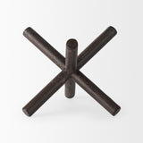 Astericks II (Medium) 8L x 7W Brown Metal Decor Object by Mercana at Eve Furniture
