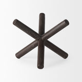 Astericks II (Medium) 8L x 7W Brown Metal Decor Object by Mercana at Eve Furniture
