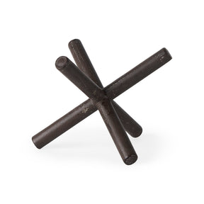 Astericks II (Medium) 8L x 7W Brown Metal Decor Object by Mercana at Eve Furniture