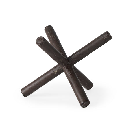 Astericks II (Medium) 8L x 7W Brown Metal Decor Object by Mercana at Eve Furniture