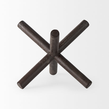 Astericks II (Medium) Brown Metal Decor Object by Mercana at Eve Furniture