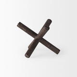 Astericks III (Small) 6L x 6W Brown Metal Decor Object by Mercana at Eve Furniture
