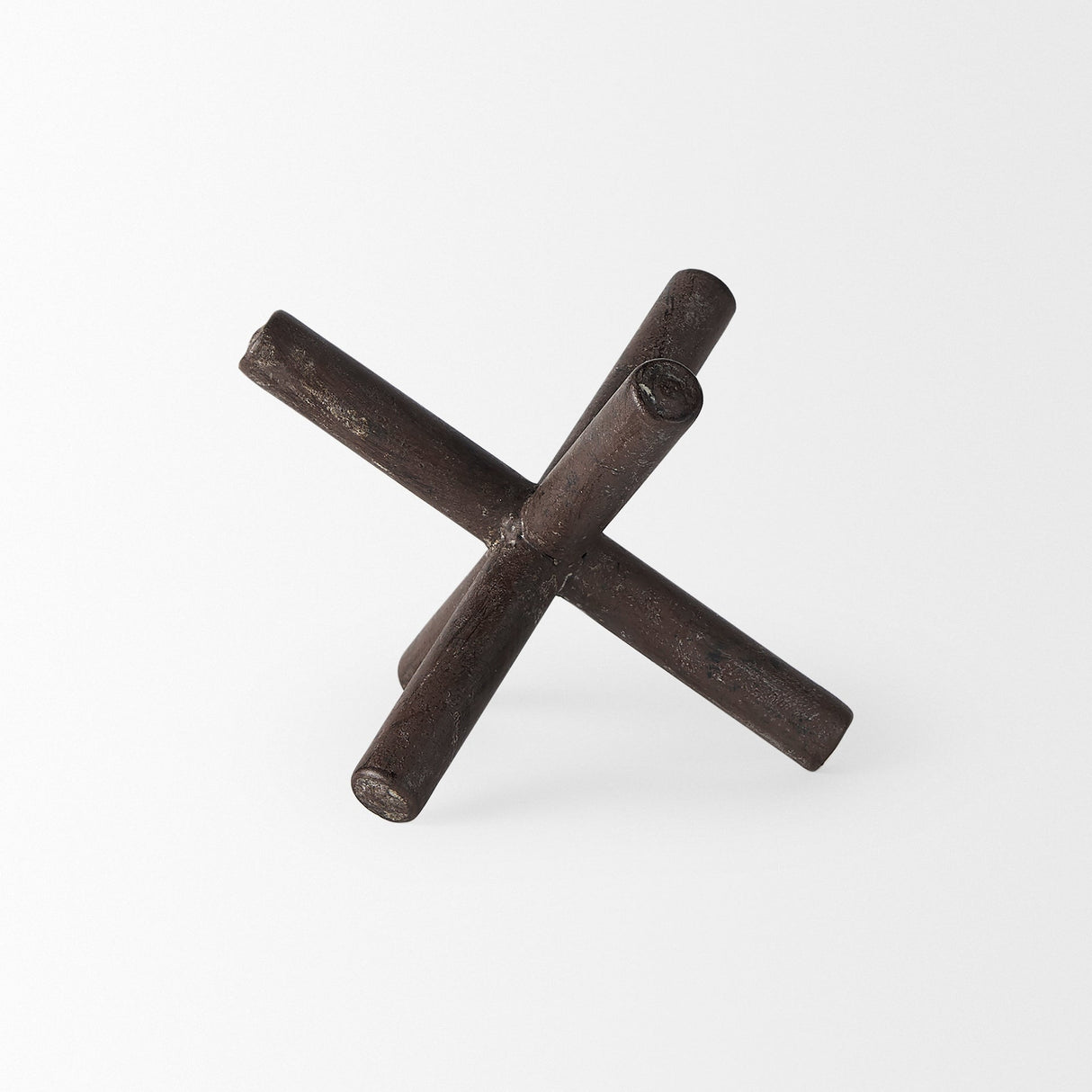 Astericks III (Small) Brown Metal Decor Object by Mercana at Eve Furniture