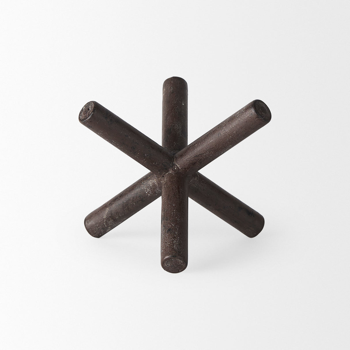 Astericks III (Small) Brown Metal Decor Object by Mercana at Eve Furniture