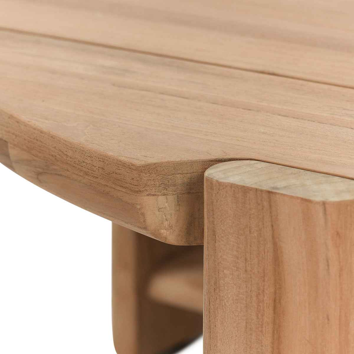 Aston Natural 48" Outdoor Round Coffee Table by Classic Home at Eve Furniture