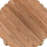 Aston Natural 48" Outdoor Round Coffee Table by Classic Home at Eve Furniture