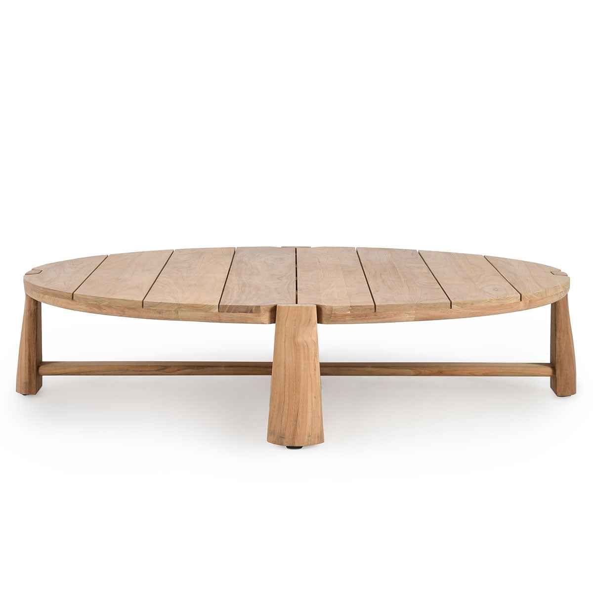 Aston Natural 65" Outdoor Round Coffee Table by Classic Home at Eve Furniture