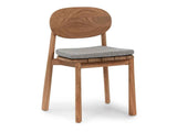 Aston Natural Outdoor Dining Chair by Classic Home at Eve Furniture