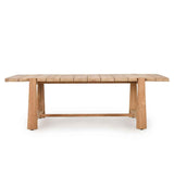 Aston Natural Outdoor Dining Table by Classic Home at Eve Furniture
