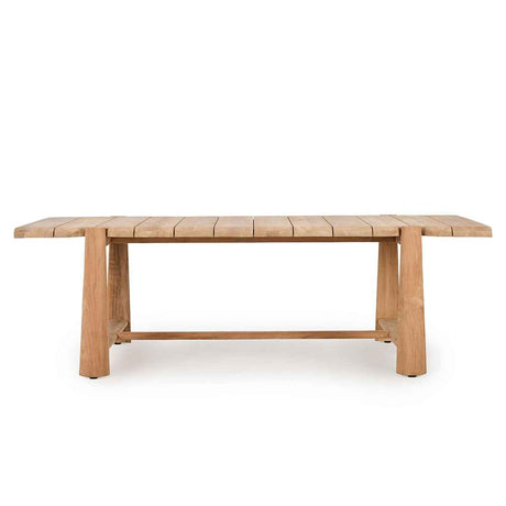 Aston Natural Outdoor Dining Table by Classic Home at Eve Furniture