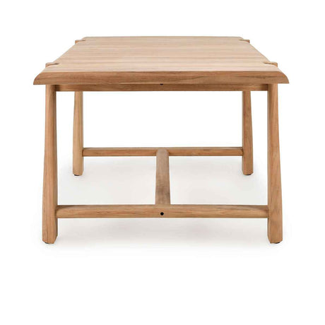 Aston Natural Outdoor Dining Table by Classic Home at Eve Furniture