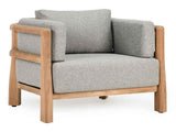 Aston Natural/Gray Outdoor Accent Chair by Classic Home at Eve Furniture