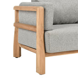 Aston Natural/Gray Outdoor Sofa by Classic Home at Eve Furniture