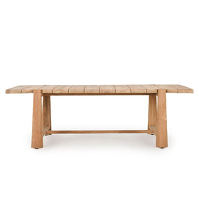 Aston Natural 94" Rectangle Outdoor Dining Table by Classic Home at Eve Furniture