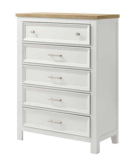 Aston White Chest by Crown Mark at Eve Furniture