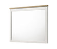 Aston White Dresser Mirror Only by Crown Mark at Eve Furniture