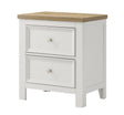 Aston White Nightstand by Crown Mark at Eve Furniture
