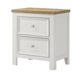 Aston White Nightstand by Crown Mark at Eve Furniture