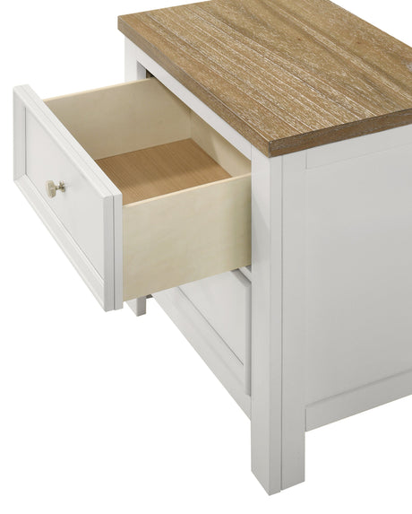 Aston White Storage Bedroom Set by Crown Mark at Eve Furniture