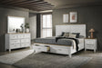 Aston White Storage Bedroom Set by Crown Mark at Eve Furniture