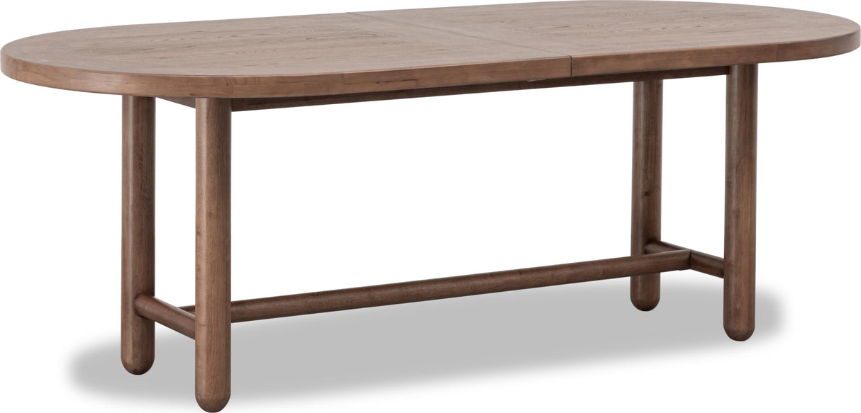 Astor Claystone Oval Extendable Dining Table by Modus Furniture at Eve Furniture