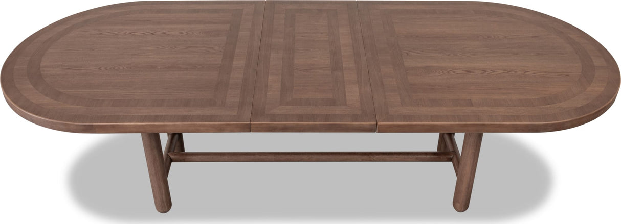 Astor Claystone Oval Extendable Dining Table by Modus Furniture at Eve Furniture