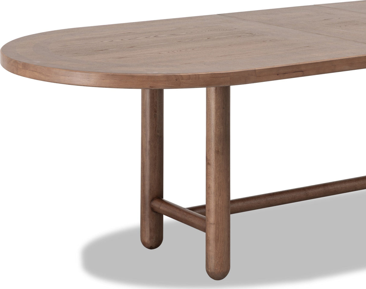 Astor Claystone Oval Extendable Dining Table by Modus Furniture at Eve Furniture