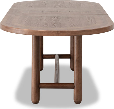 Astor Claystone Oval Extendable Dining Table by Modus Furniture at Eve Furniture