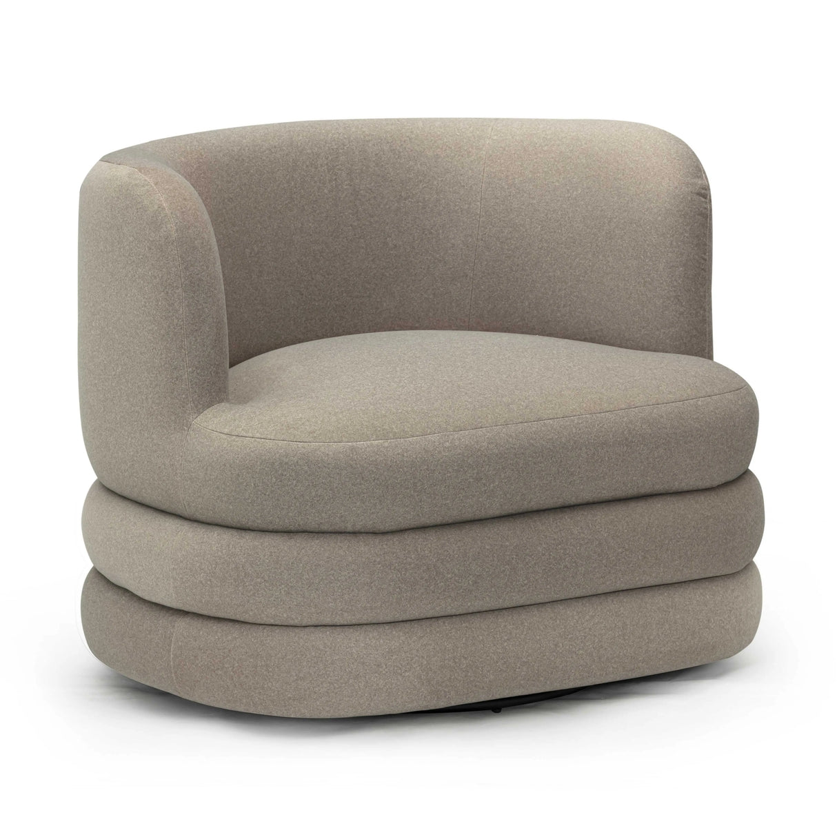 Astor Faux Mohair Swivel Hotel Lounge Chair by TOV Furniture at Eve Furniture