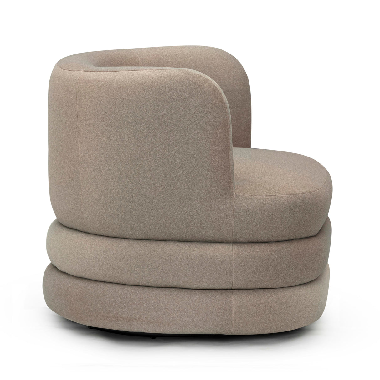 Astor Faux Mohair Swivel Hotel Lounge Chair by TOV Furniture at Eve Furniture