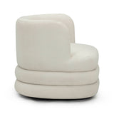 Astor Faux Mohair Swivel Hotel Lounge Chair by TOV Furniture at Eve Furniture