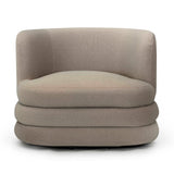 Astor Faux Mohair Swivel Hotel Lounge Chair by TOV Furniture at Eve Furniture