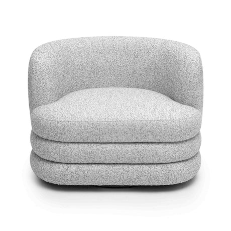Astor Light Grey Swivel Hotel Lounge Chair by TOV Furniture at Eve Furniture