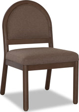 Astor Wheat Bread/Claystone Arc Back Chair (Set of 2) by Modus Furniture at Eve Furniture