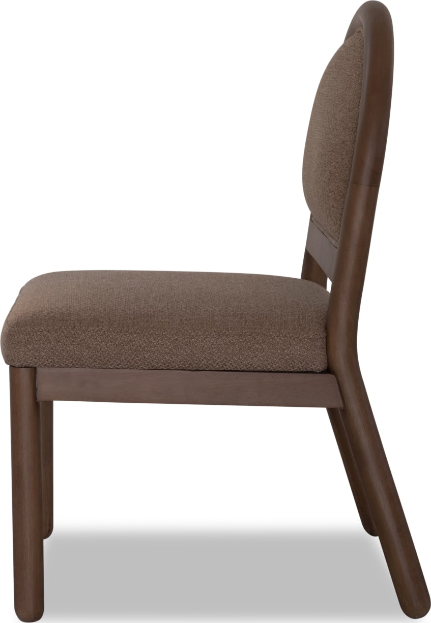 Astor Wheat Bread/Claystone Arc Back Chair (Set of 2) by Modus Furniture at Eve Furniture