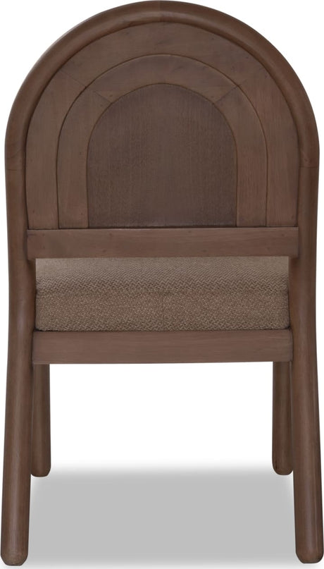 Astor Wheat Bread/Claystone Arc Back Chair (Set of 2) by Modus Furniture at Eve Furniture