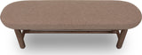 Astor Wheat Bread/Claystone Oval Upholstered Bench by Modus Furniture at Eve Furniture