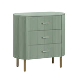 Astoria Green Three-Drawer Chest by Crestview at Eve Furniture