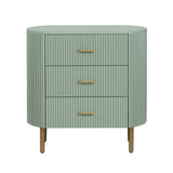 Astoria Green Three-Drawer Chest by Crestview at Eve Furniture
