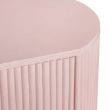 Astoria Pink Three-Drawer Chest by Crestview at Eve Furniture