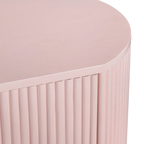 Astoria Pink Three-Drawer Chest by Crestview at Eve Furniture