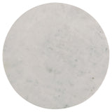 Astoria White 2-Piece Marble Coffee and End Table Set by Coaster at Eve Furniture