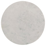 Astoria White 3-Piece Marble Coffee and End Table Set by Coaster at Eve Furniture