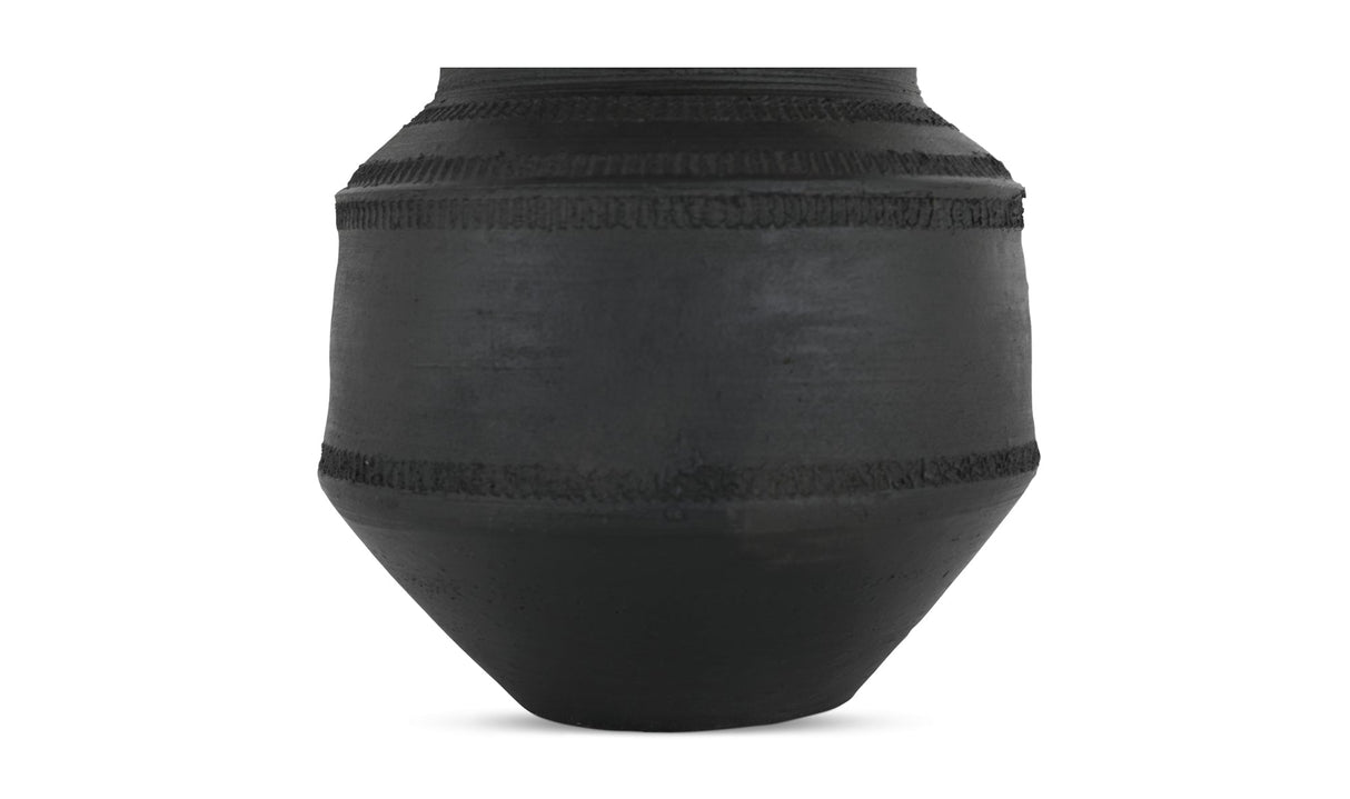 Astra Vessel Black Terracotta by Moe's Home at Eve Furniture