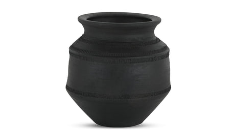 Astra Vessel Black Terracotta by Moe's Home at Eve Furniture