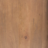 Astrid 36L x 17W x 30.3H Medium Brown Solid Wood 3 Drawer Cabinet by Mercana at Eve Furniture