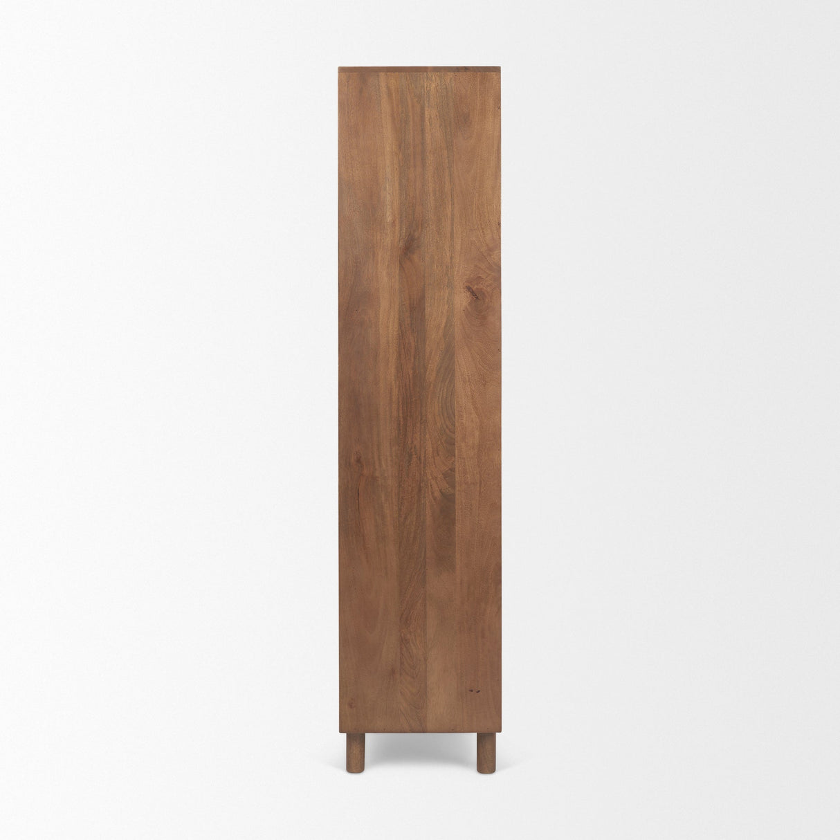 Astrid Medium Brown Solid Wood Armoire by Mercana at Eve Furniture